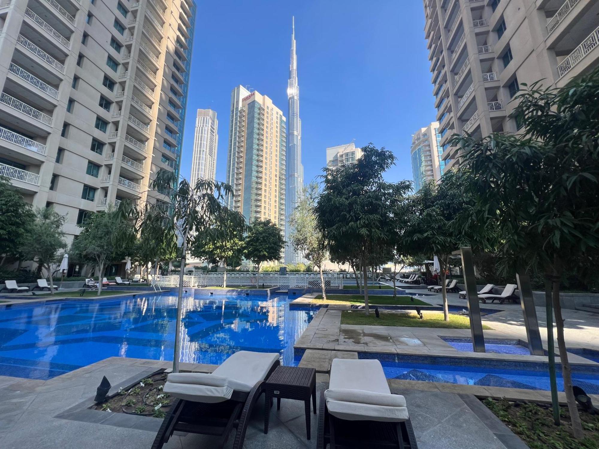 Prestige Living 2Br With Full Burj Khalifa And Fountain View By Auberge Dubai Exterior photo