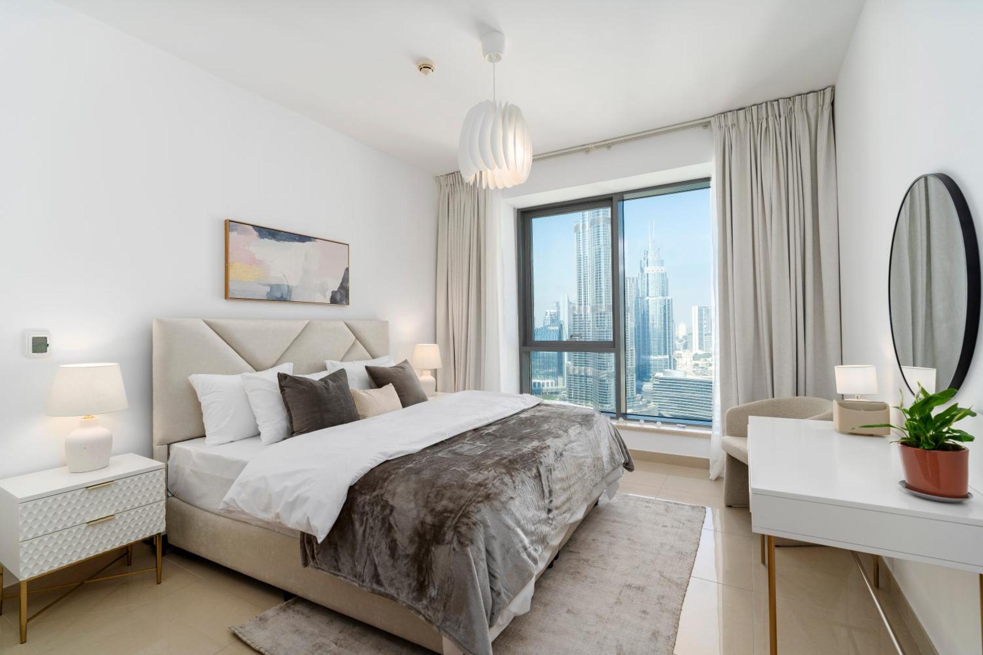Prestige Living 2Br With Full Burj Khalifa And Fountain View By Auberge Dubai Exterior photo